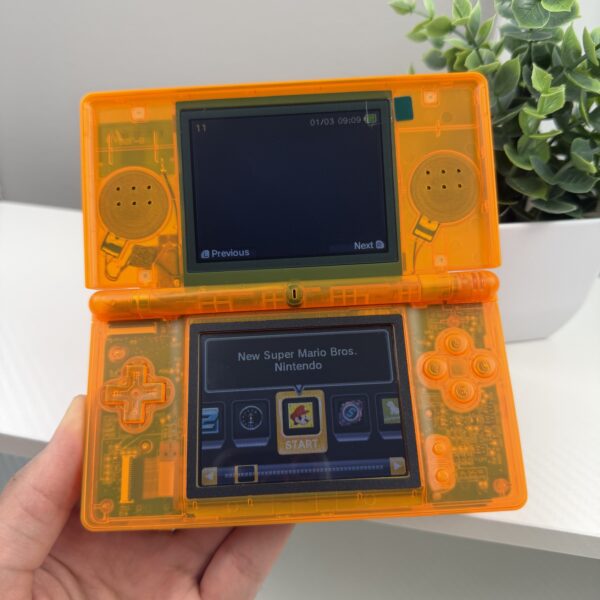 img_3494 Nintendo DS Lite with 500+ Games | Fire Orange