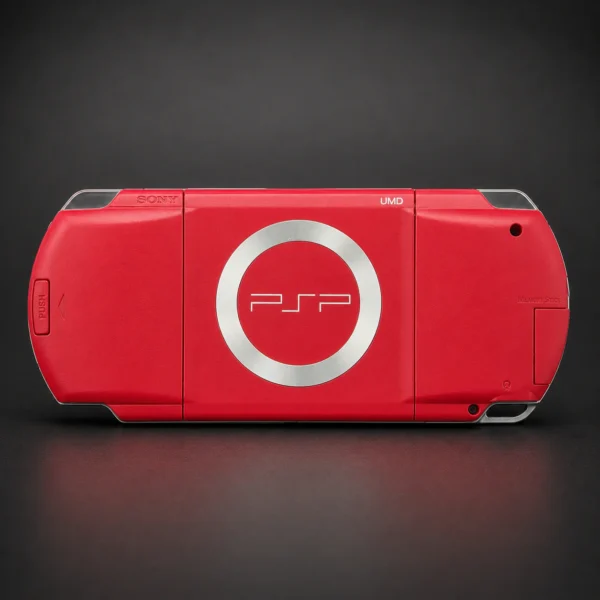 PSP 1000 (128GB) – 1050 Games | Red and Black w/ IPS SCREEN