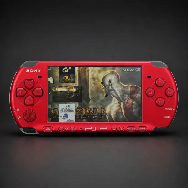 redfront PSP 3000 (128GB) – 1050 Games | Radiant Red