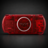 PSP 3000 (128GB) – 1050 Games | Clear Red and Smoke Black