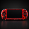 PSP 3000 (128GB) – 1050 Games | Clear Red and Black