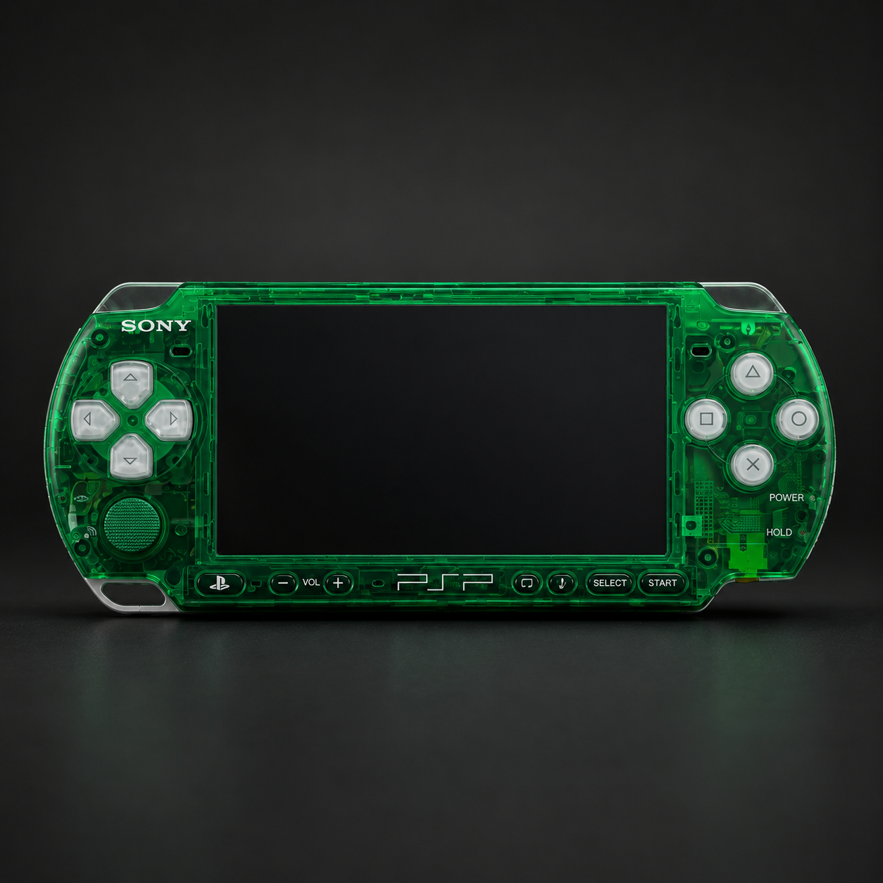 PSP 3000 (128GB) – 1050 Games | Clear Green and White
