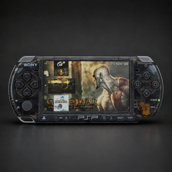 6ff639ec-7650-4bd8-a04b-90d387cae373 PSP 3000 (128GB) – 1050 Games | Smoke Black