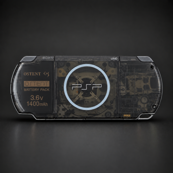854cb5b4-816c-4039-a1cd-66320cc6bbb2 PSP 3000 (128GB) - 1050 Games | Blue and Smoke Black w/ IPS Screen!